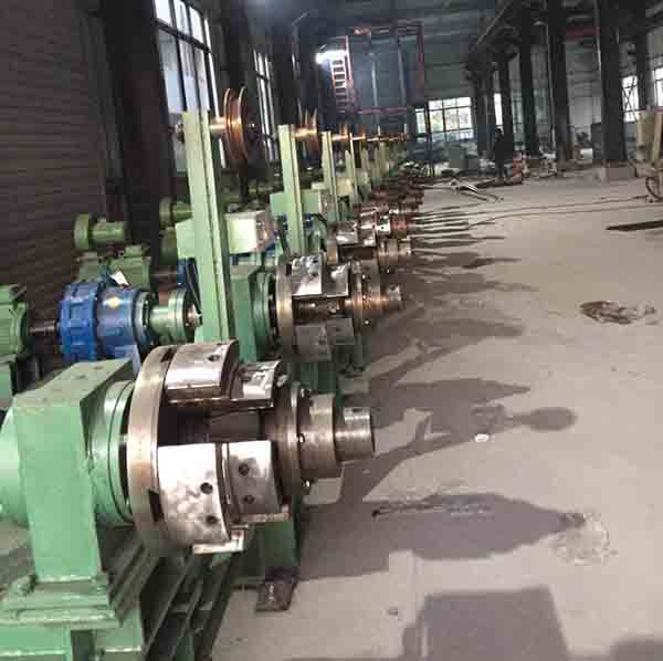 Steel strapping tempering production line with painting, waxing and oiling