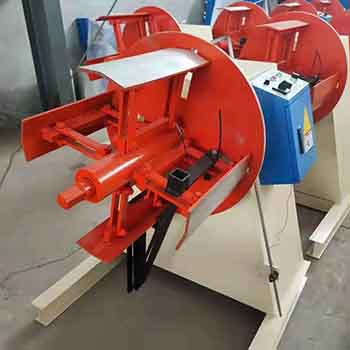 1000 KG Steel coil uncoilers with expansion adjusting