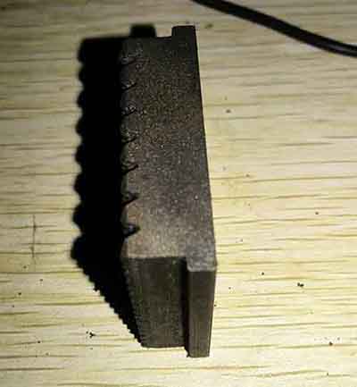 Teeth plate change forPET-strapping clip-machine