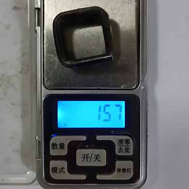 size and weight of the 19buckle: