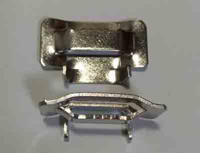 Stainless steel banding tiger buckle