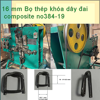 16 mm Bọ thép khóa dây đai composite no384-19